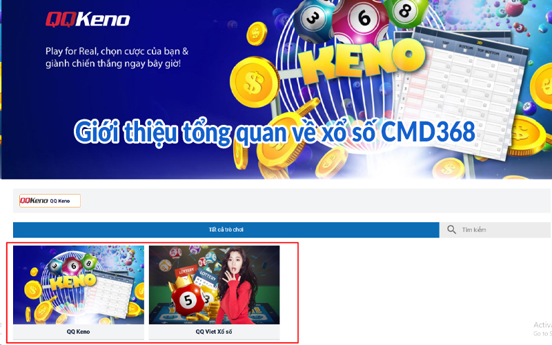Cách chơi xổ số CMD368 - Sau 4h bạn là tỷ phú 1 Giới thiệu tổng quan về xổ số CMD368